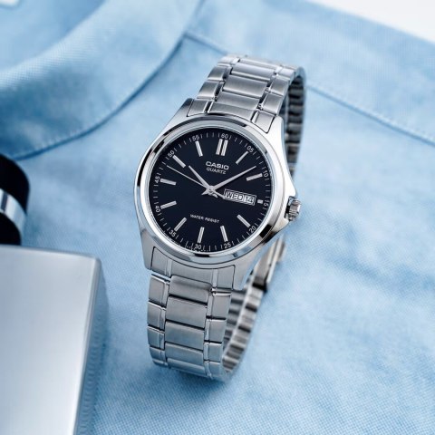 CASIO MTP-1239D-1A KLASSISK HERREUR - MULTIDATA + BOKS CASIO MTP-1239D-1A KLASSISK HERREUR - MULTIDATA + BOKS