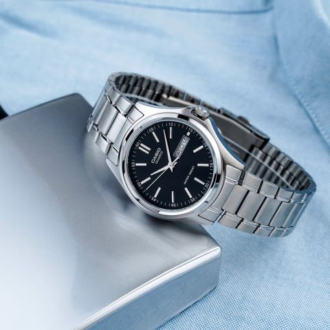 CASIO MTP-1239D-1A KLASSISK HERREUR - MULTIDATA + BOKS CASIO MTP-1239D-1A KLASSISK HERREUR - MULTIDATA + BOKS