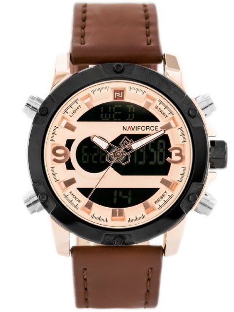 NAVIFORCE HERREUR - NF9097 (ZN043e) - brun/rosaguld NAVIFORCE HERREUR - NF9097 (ZN043e) - brun/rosaguld