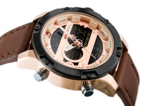 NAVIFORCE HERREUR - NF9097 (ZN043e) - brun/rosaguld NAVIFORCE HERREUR - NF9097 (ZN043e) - brun/rosaguld