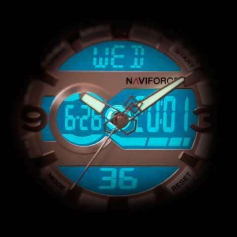 NAVIFORCE HERREUR - NF9097 (ZN043e) - brun/rosaguld NAVIFORCE HERREUR - NF9097 (ZN043e) - brun/rosaguld