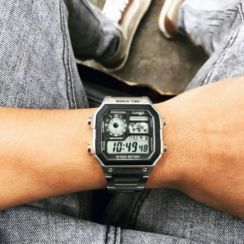 CASIO AE-1200WHD-1A (zd159a) + KASSEUR HERREUR CASIO AE-1200WHD-1A (zd159a) + KASSEUR HERREUR