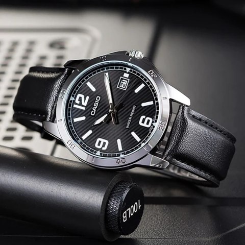 CASIO MTP-V004L-1B + BOX (zd046g) herreur CASIO MTP-V004L-1B + BOX (zd046g) herreur
