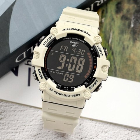 ZEGAREK MĘSKI CASIO AE-1500WH-8B2 WR100 + BOX ZEGAREK MĘSKI CASIO AE-1500WH-8B2 WR100 + BOX
