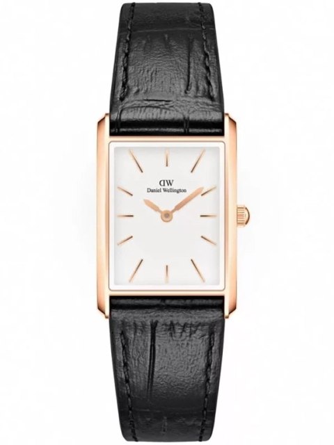ZEGAREK DAMSKI DANIEL WELLINGTON Bound Black Crocodile Rose Gold DW00100693 + BOX ZEGAREK DAMSKI DANIEL WELLINGTON Bound Black Crocodile Rose Gold DW00100693 + BOX