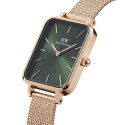DANIEL WELLINGTON QUADRO PRESSET Melrose Emerald 20mm DW00100445+ KASSE (ZW505n) DAMEUR