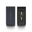 DANIEL WELLINGTON QUADRO PRESSET Melrose Emerald 20mm DW00100445+ KASSE (ZW505n) DAMEUR